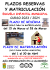 Abierto el plazo de matrícula y reservas para el curso 25/26 - Escuela Infantil Municipal de Tíjola